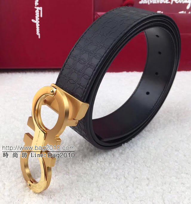 菲拉格慕男士皮帶 Ferragamo雙面牛皮爆款腰帶  jjp2222